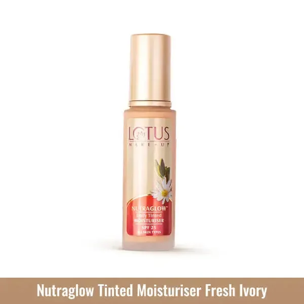 Lotus Herbals Nutraglow Tinted Moisturiser - Fresh Ivory - 50 ml