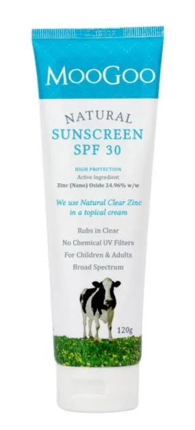 MooGoo Natural Sunscreen SPF 30 120g