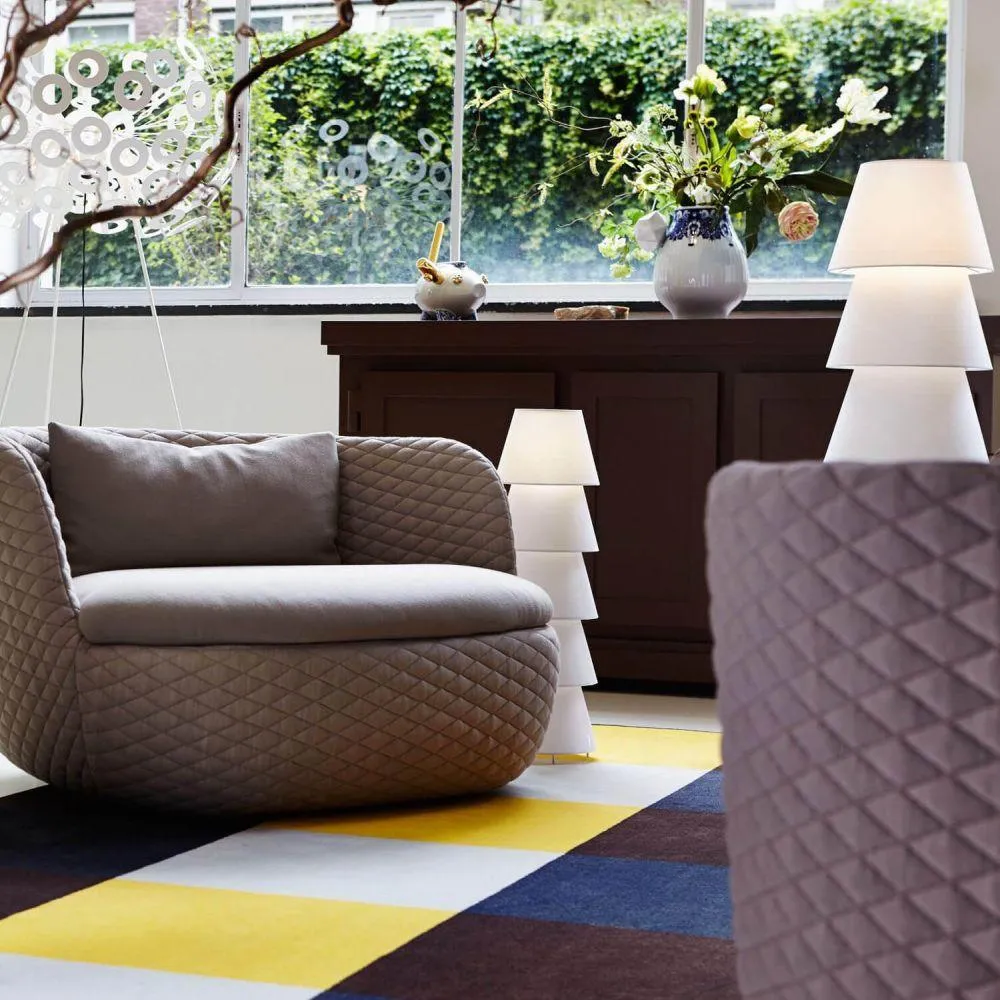 Moooi Setup shades 7 metal floor lamp by Marcel Wanders