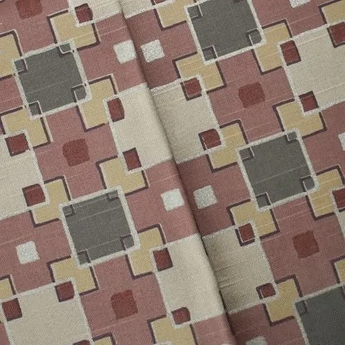 Natural Beige Slubbed Woven Net-like Home Decorating  Fabric