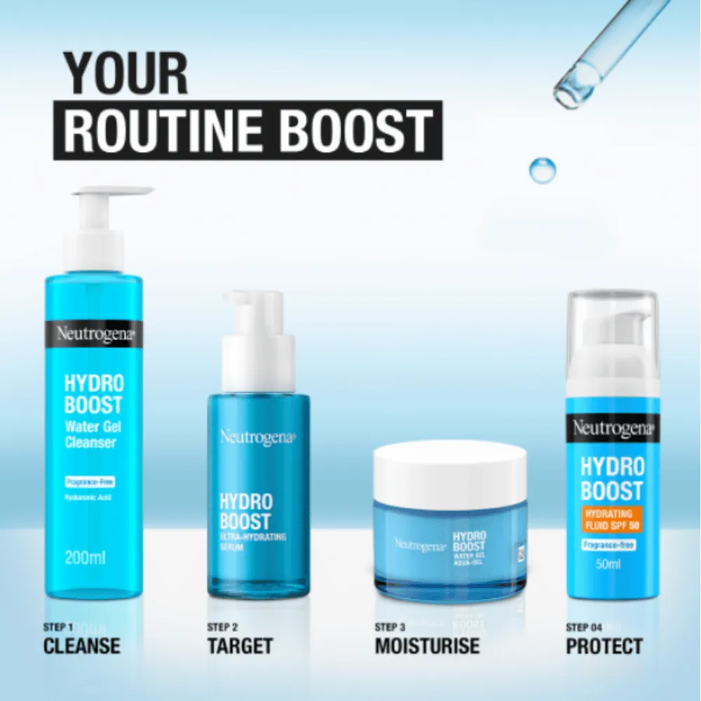 Neutrogena Hydro Boost Water Gel Face Cleanser 200ml
