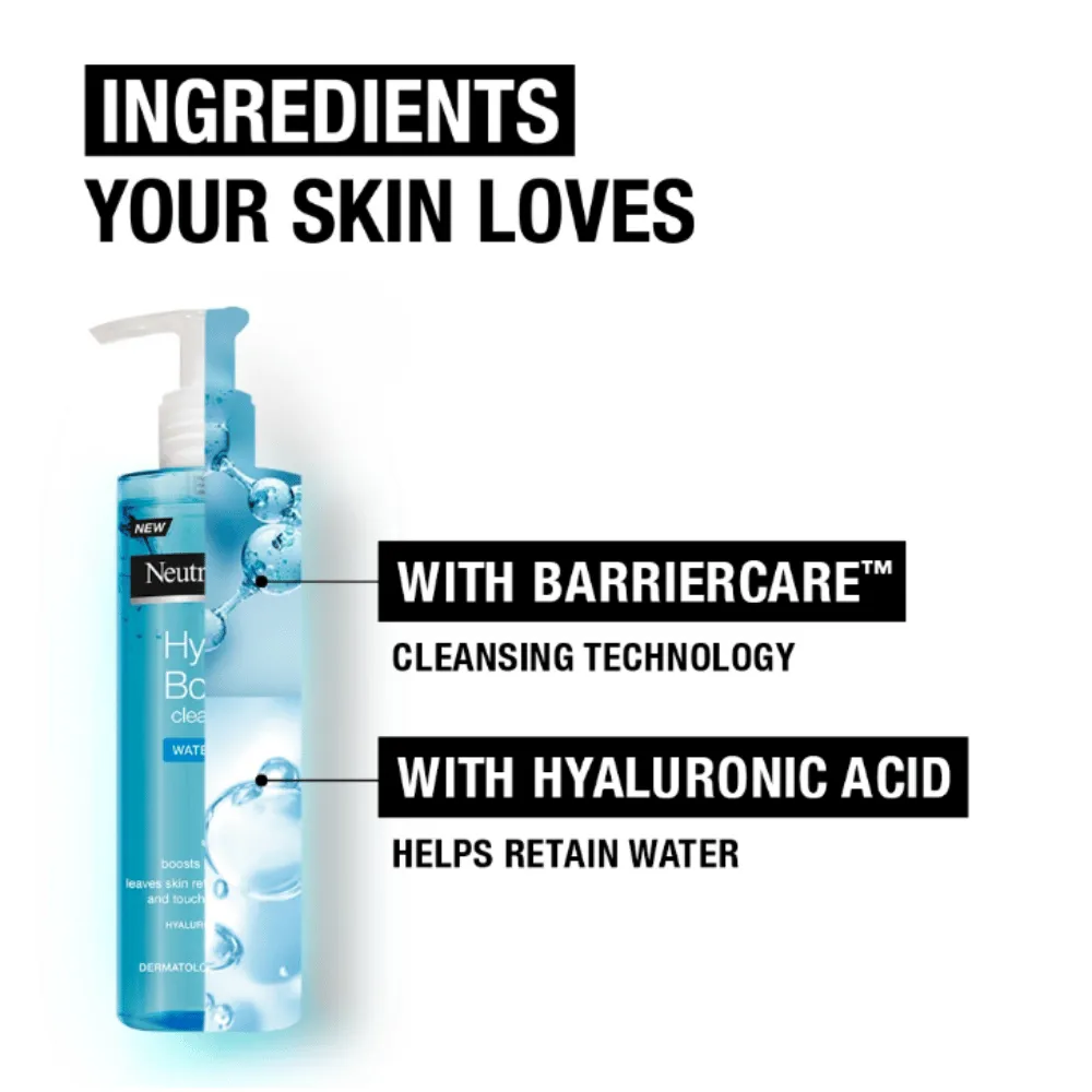 Neutrogena Hydro Boost Water Gel Face Cleanser 200ml
