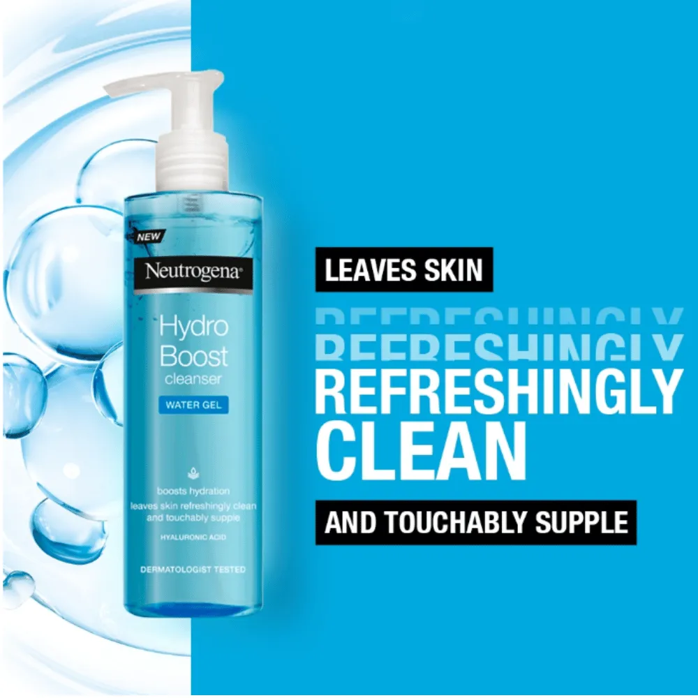 Neutrogena Hydro Boost Water Gel Face Cleanser 200ml