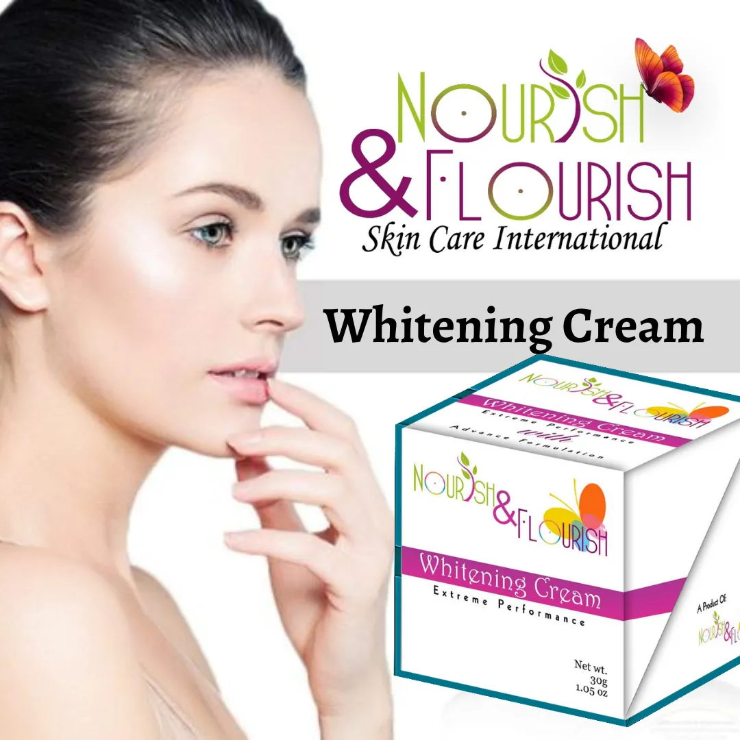 Nourish & Flourish Whitening Cream | Best Whitening Cream - Glowing Cream - Brightening Cream