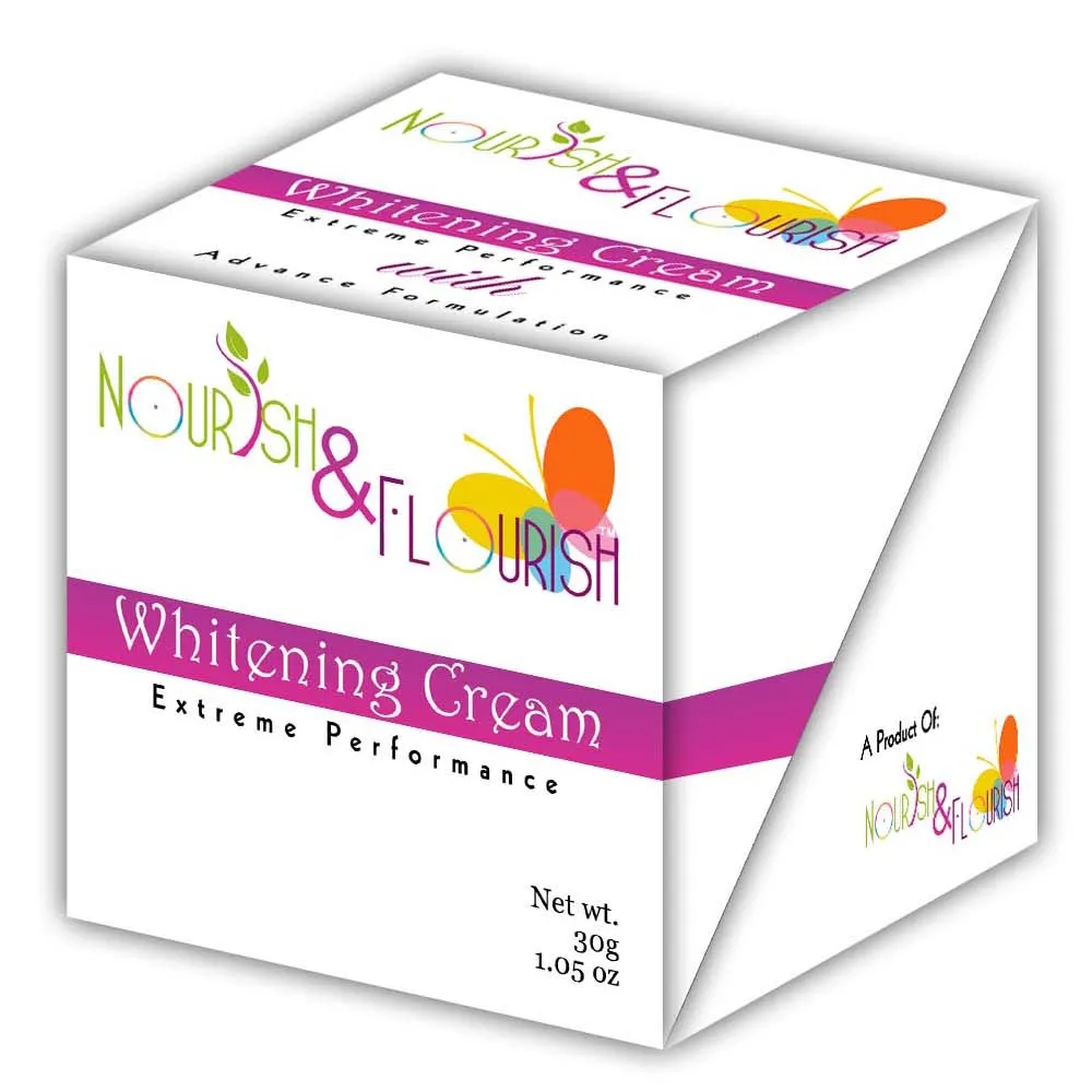 Nourish & Flourish Whitening Cream | Best Whitening Cream - Glowing Cream - Brightening Cream