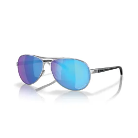 Oakley Feedback Color: Prizm Sapphire Polarized Lenses, Polished Chrome Frame