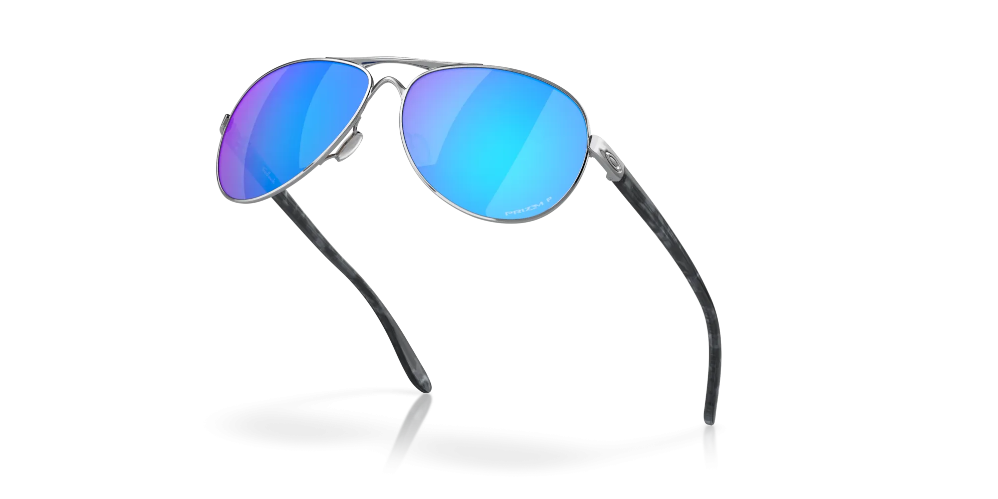 Oakley Feedback Color: Prizm Sapphire Polarized Lenses, Polished Chrome Frame