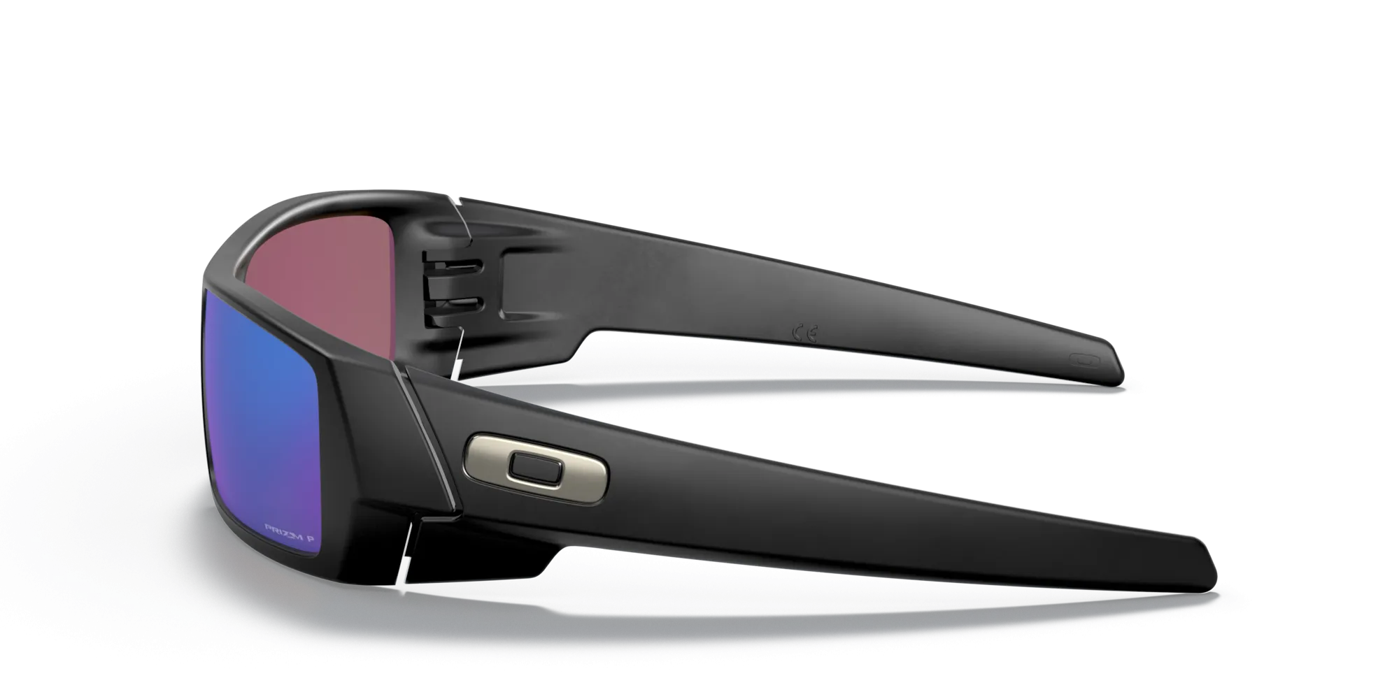 Oakley Gascan Color: Prizm Sapphire Polarized Lenses, Matte Black Frame