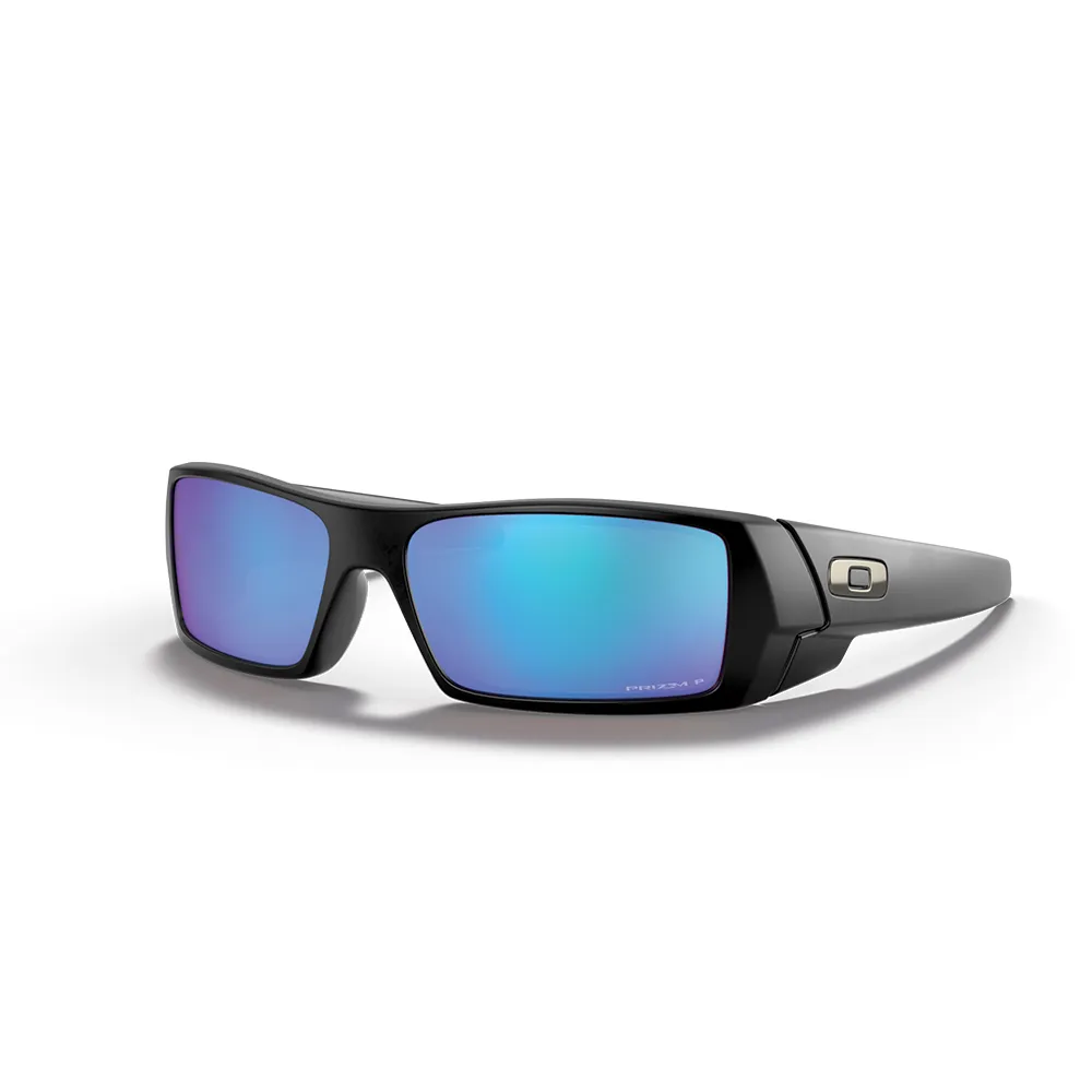 Oakley Gascan Color: Prizm Sapphire Polarized Lenses, Matte Black Frame
