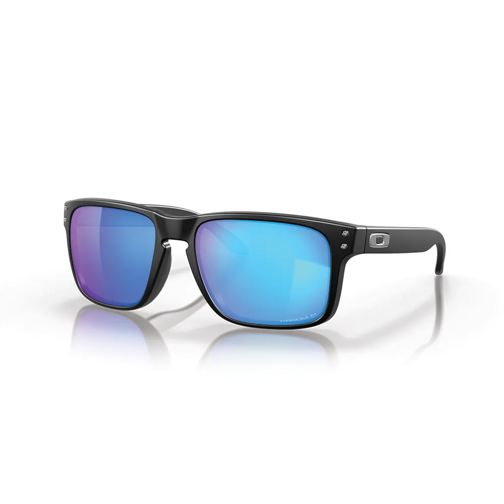 Oakley Holbrook Color: Prizm Sapphire Polarized Lenses, Matte Black Frame