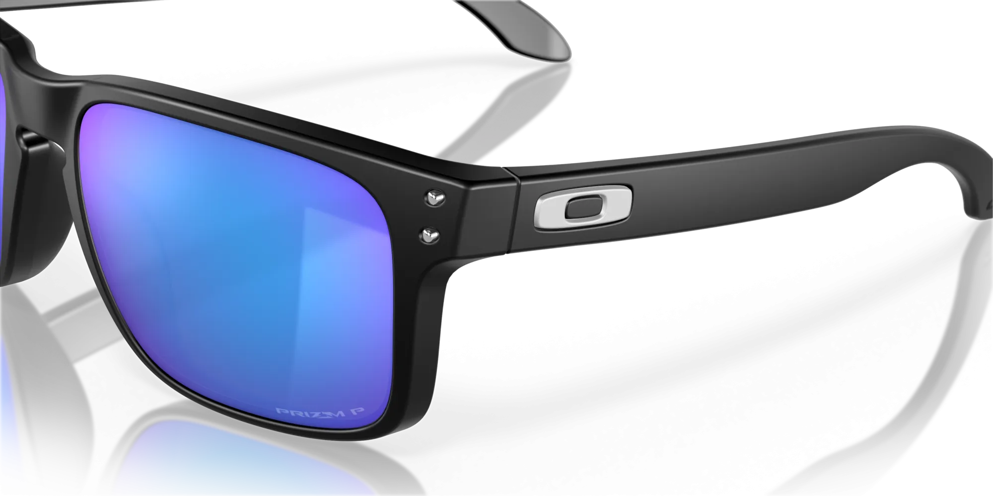 Oakley Holbrook Color: Prizm Sapphire Polarized Lenses, Matte Black Frame
