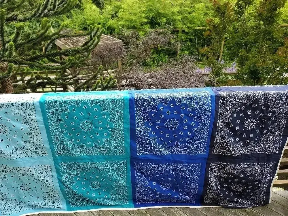 Ombre Blue Blanket