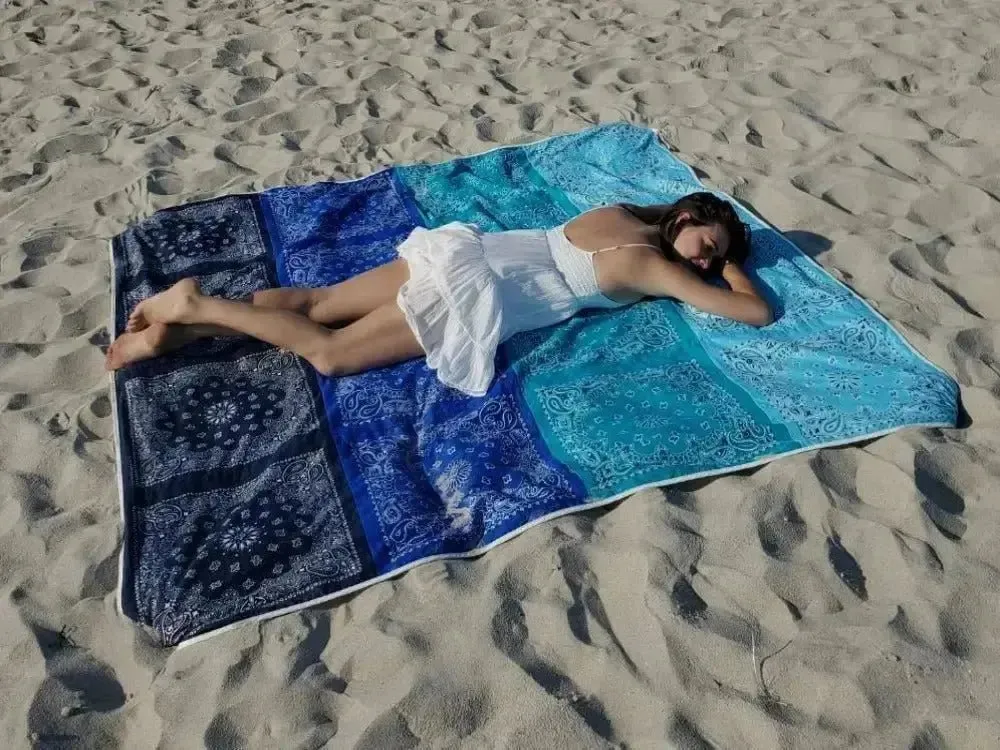 Ombre Blue Blanket