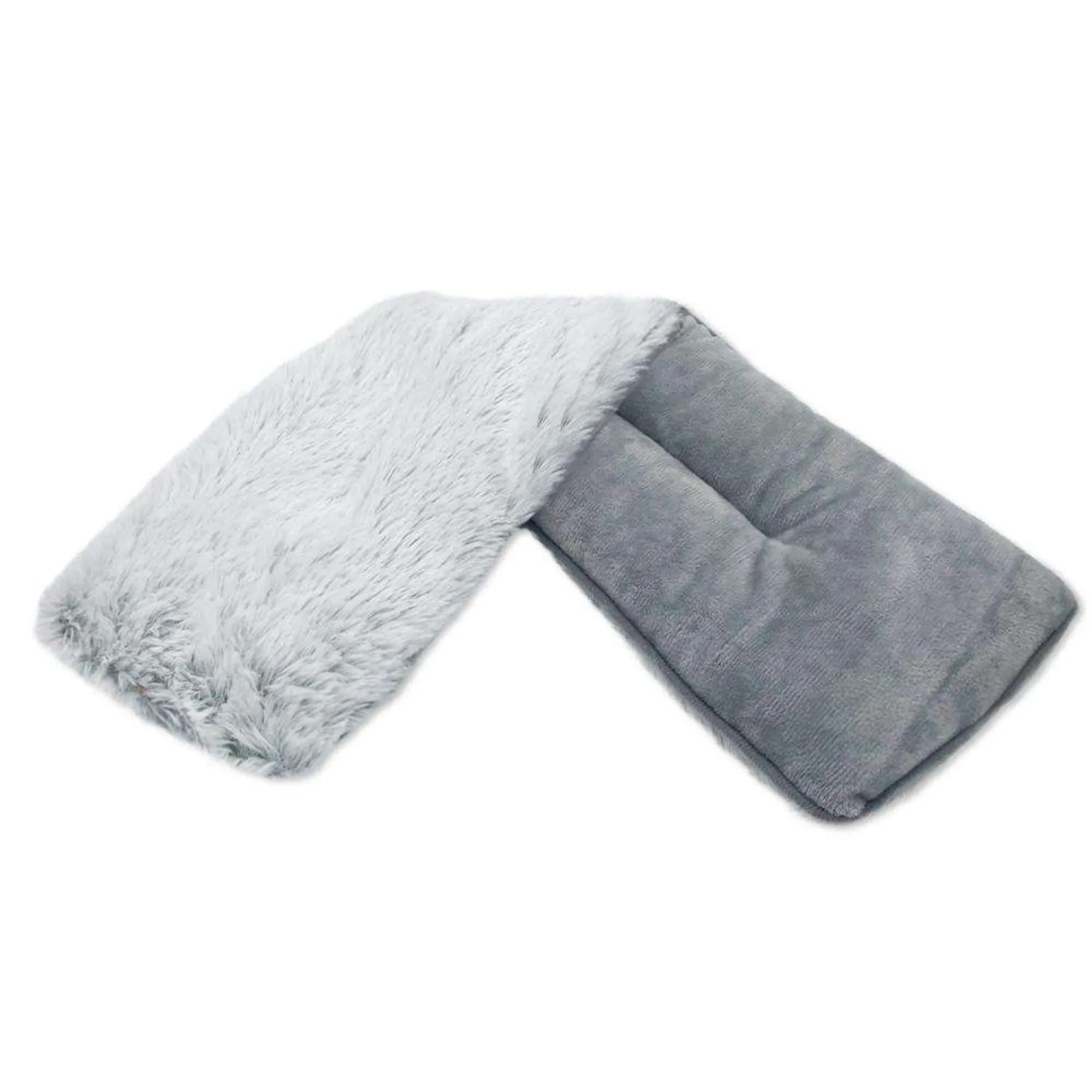 Plush Neck Wrap - Marshmallow Gray
