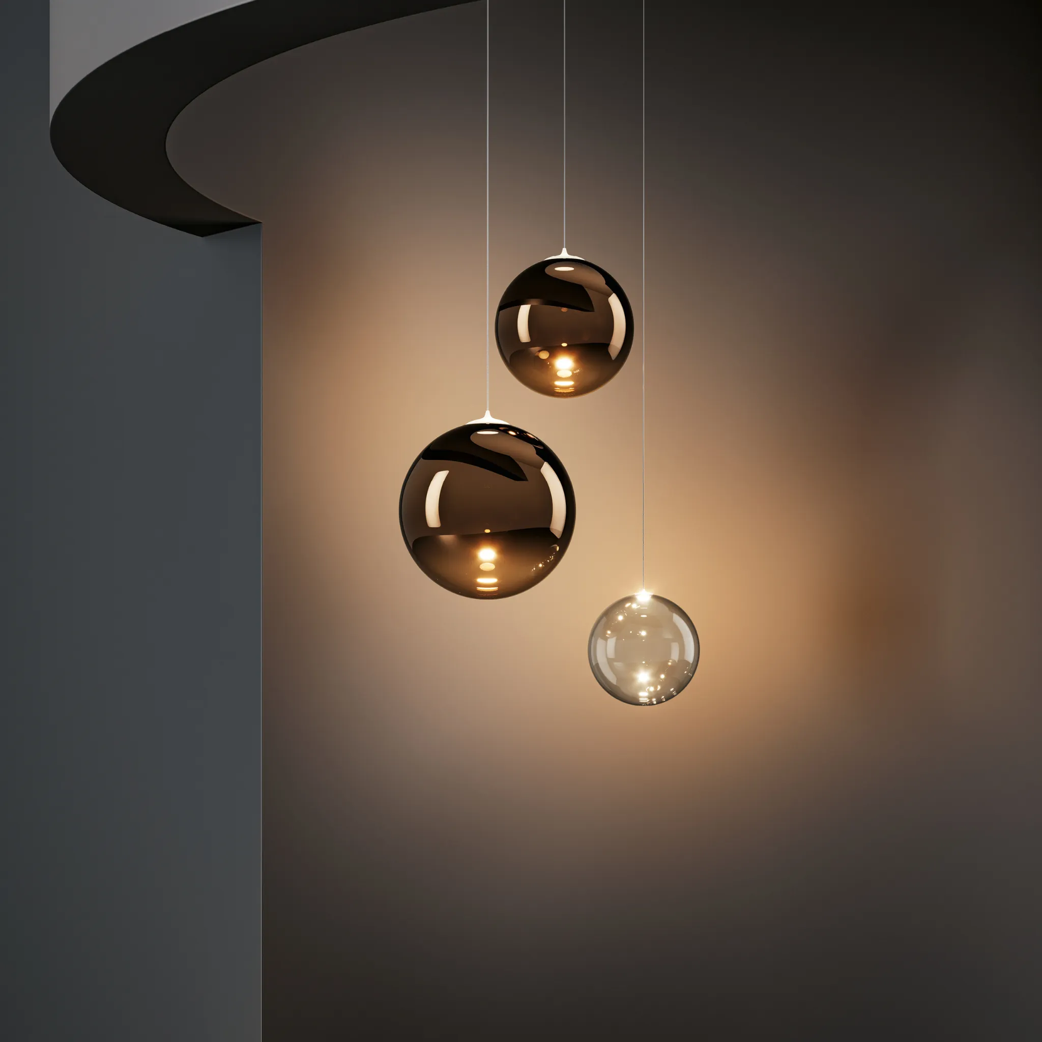 Random Solo 12cm Ceiling Pendant Lodes