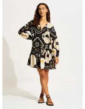 Seafolly Kasbah Cover Up Black