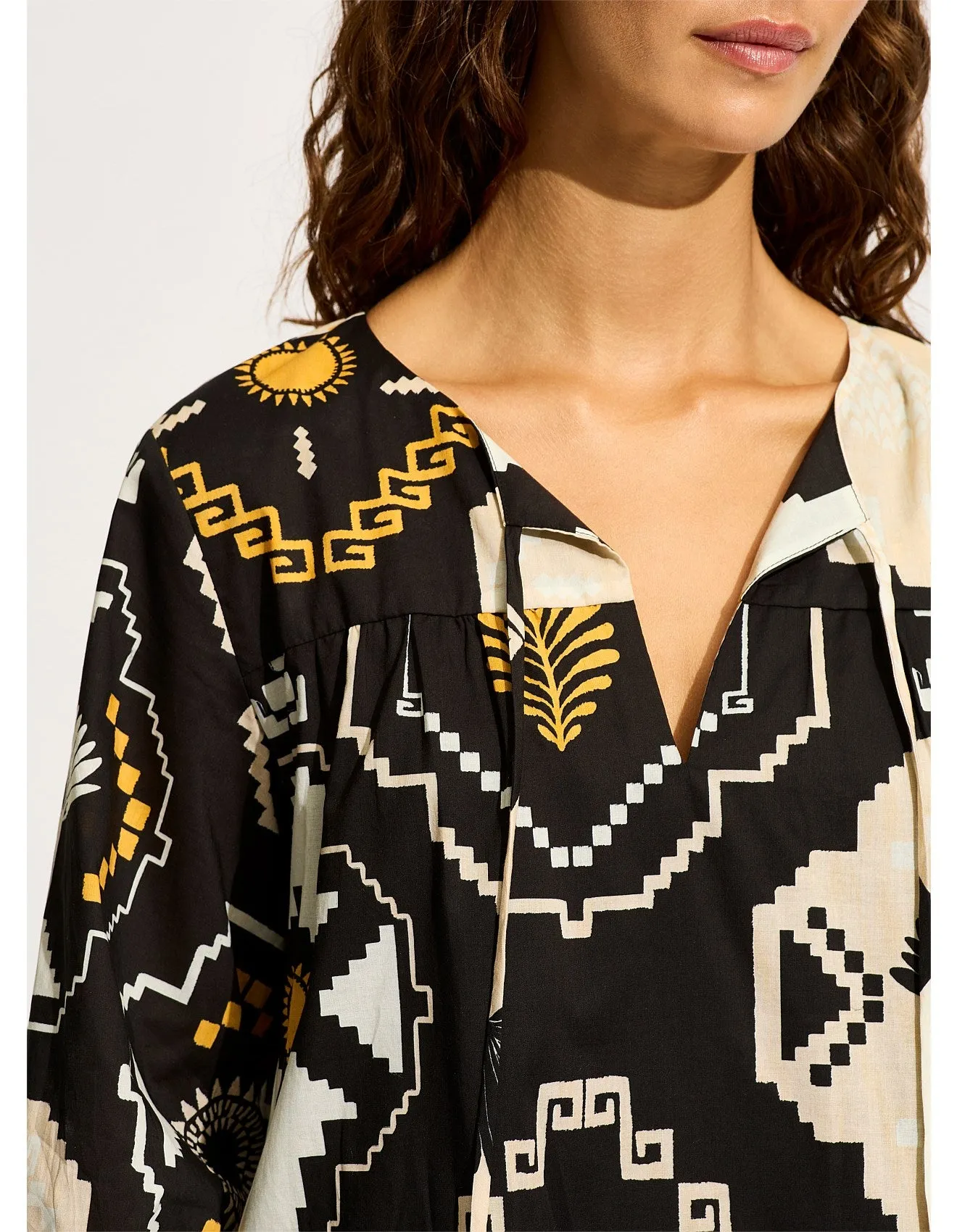 Seafolly Kasbah Cover Up Black