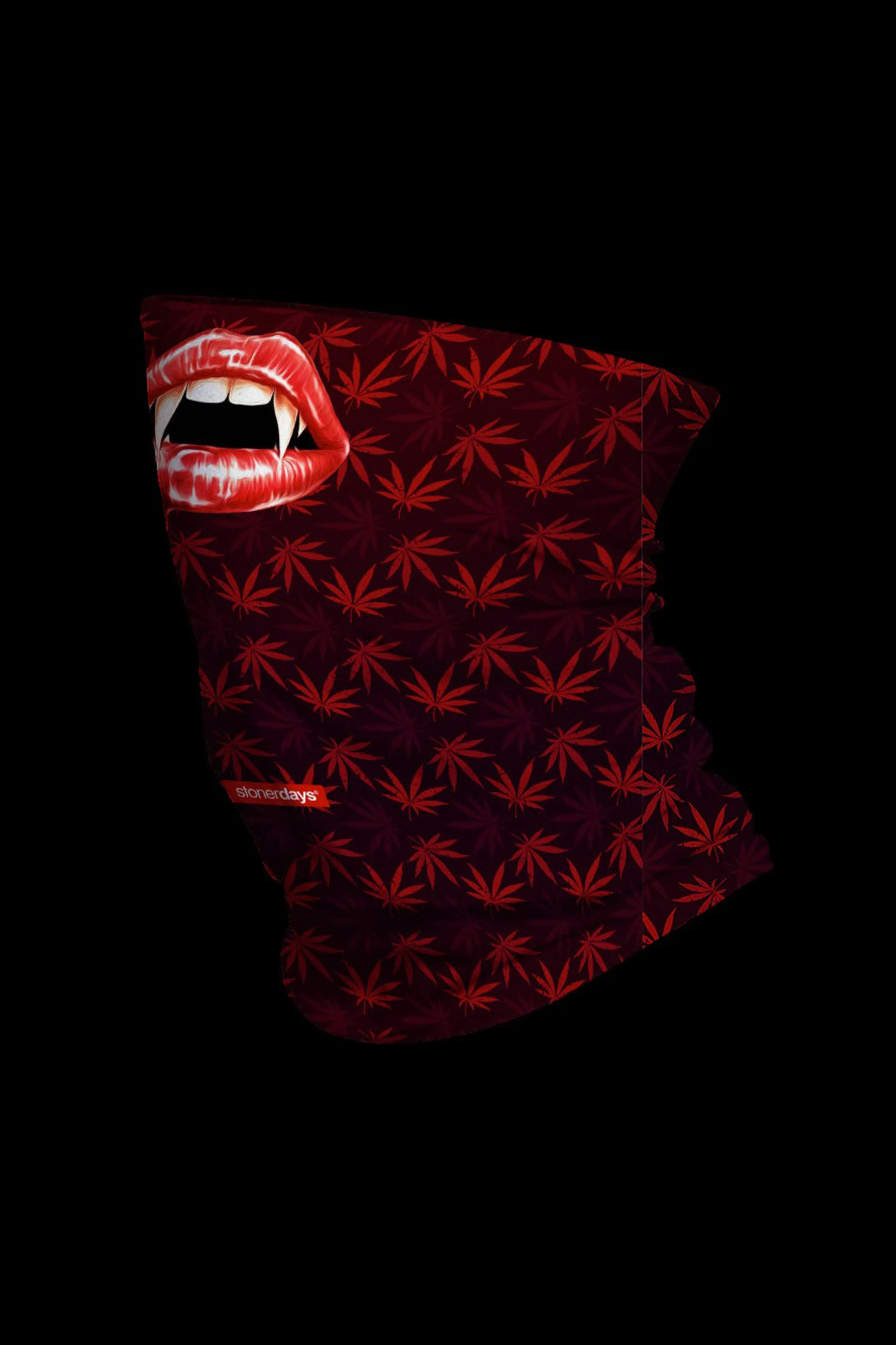 StonerDays Vampire Fangs Halloweed Scary Neck Gaiter
