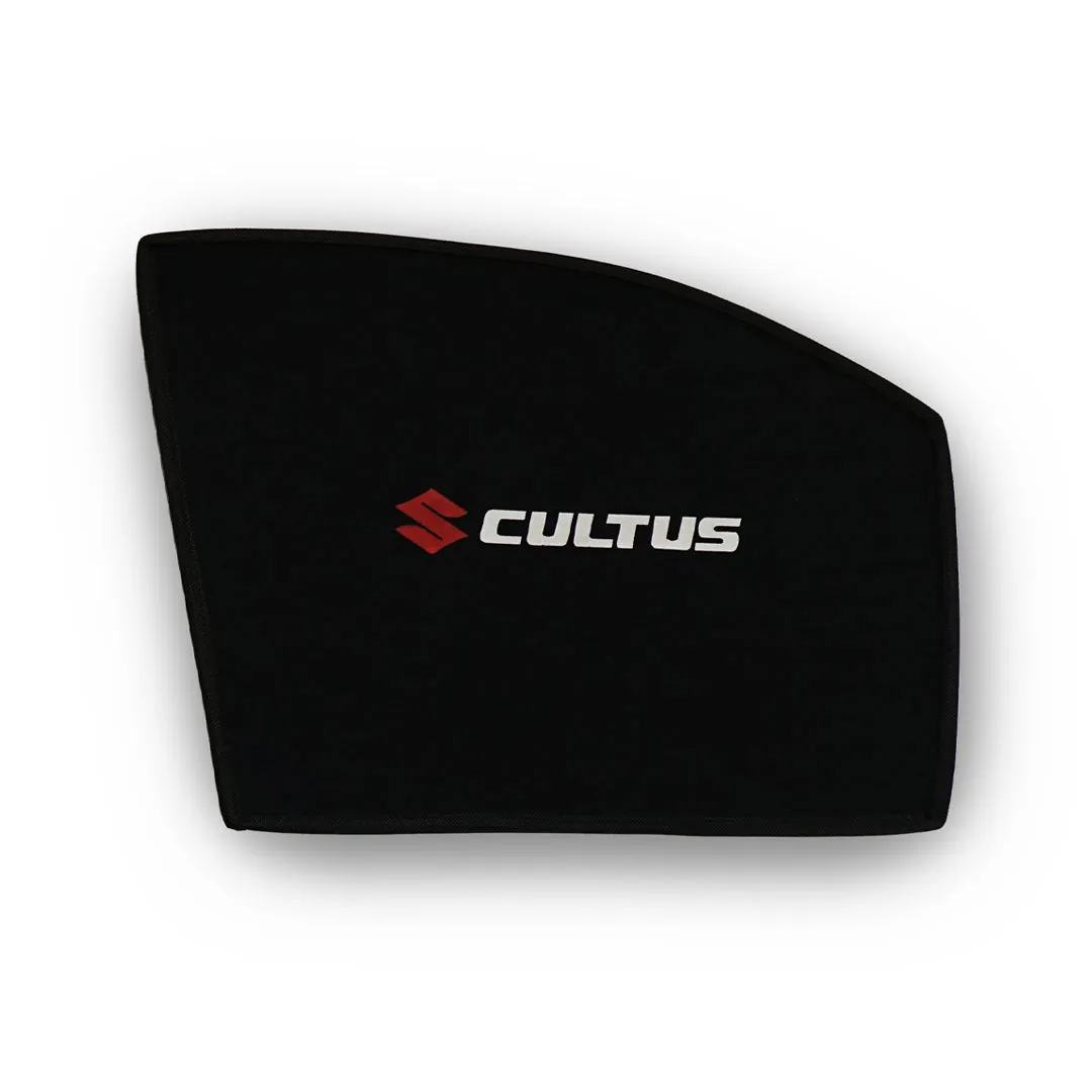 Suzuki Cultus Side Shades With Logo - Model 2003-2017