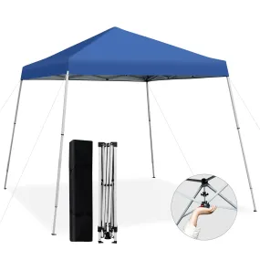 Tangkula 10 ft x 10 ft Outdoor Instant Pop-up Canopy, Folding Slanted Leg Canopy Tent