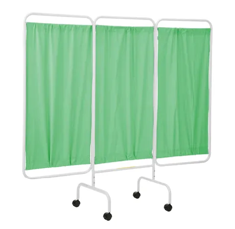 Three Panel Mobile Medical Privacy Screen, USA Made