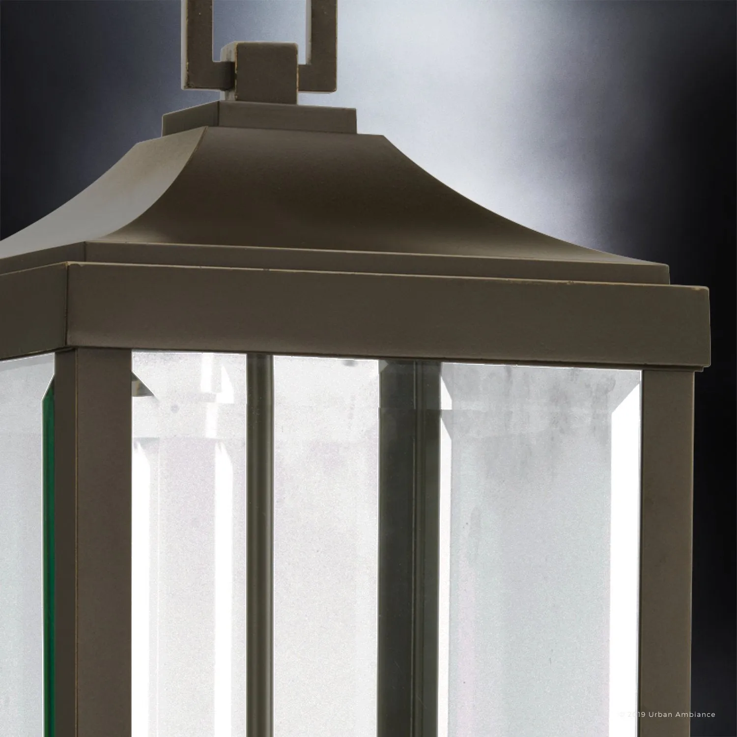 UHP1190 Colonial Outdoor Post / Pier Light, 26-7/8" x 9-1/2", Olde Bronze Finish, Calderdale Collection