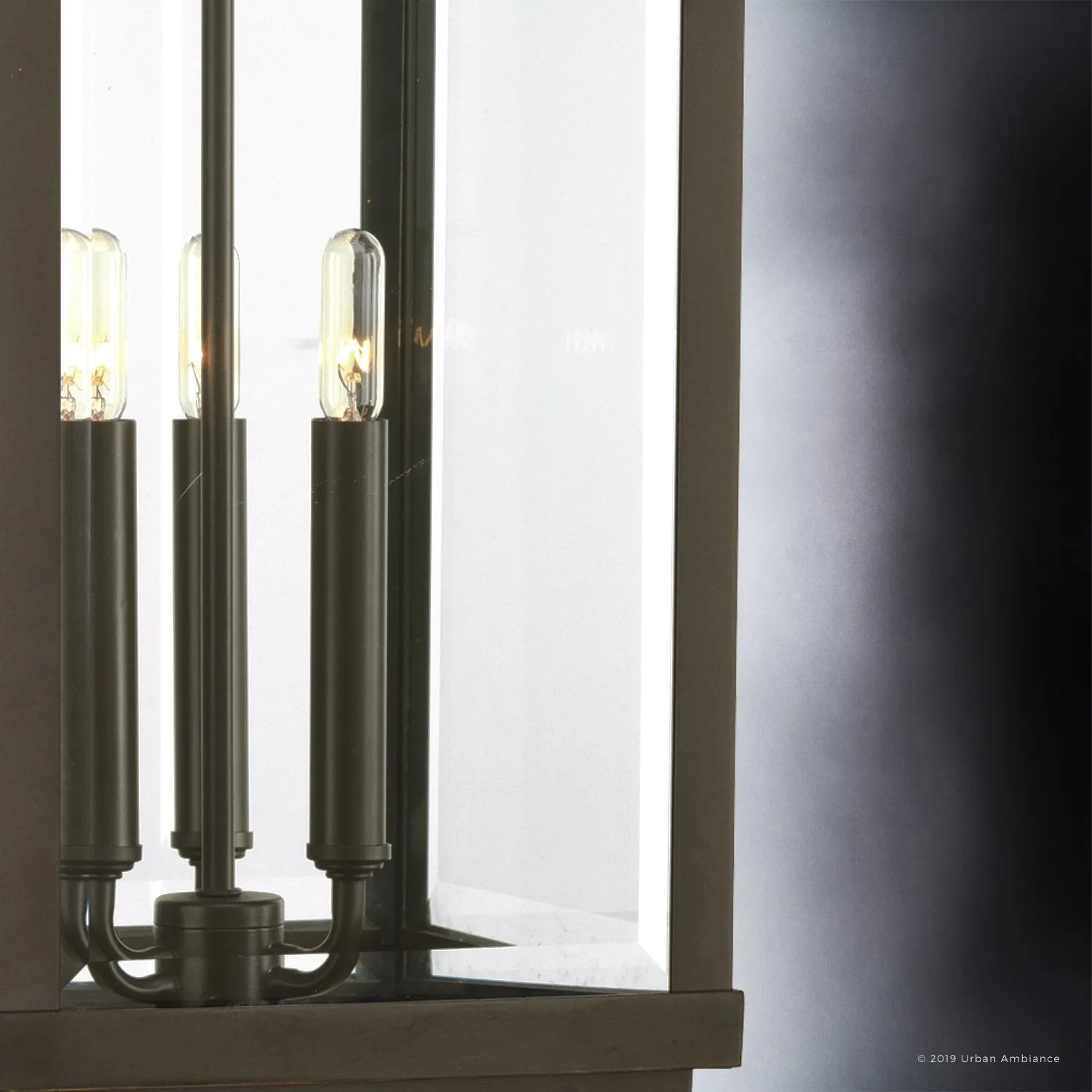 UHP1190 Colonial Outdoor Post / Pier Light, 26-7/8" x 9-1/2", Olde Bronze Finish, Calderdale Collection