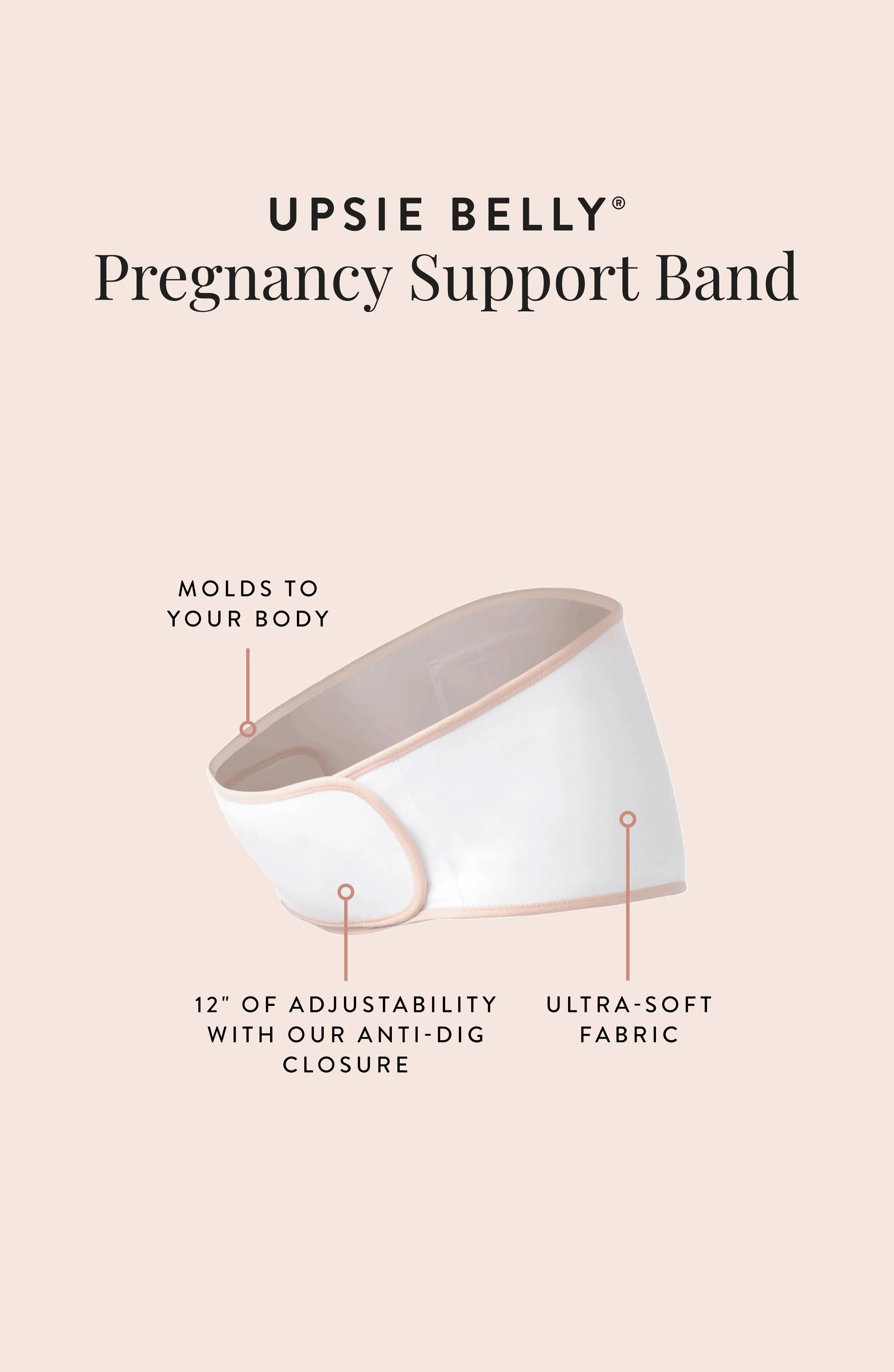 Upsie Belly® Pregnancy Support Belt
