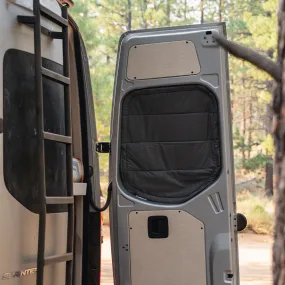 Van Rear Barn Door Window Covers