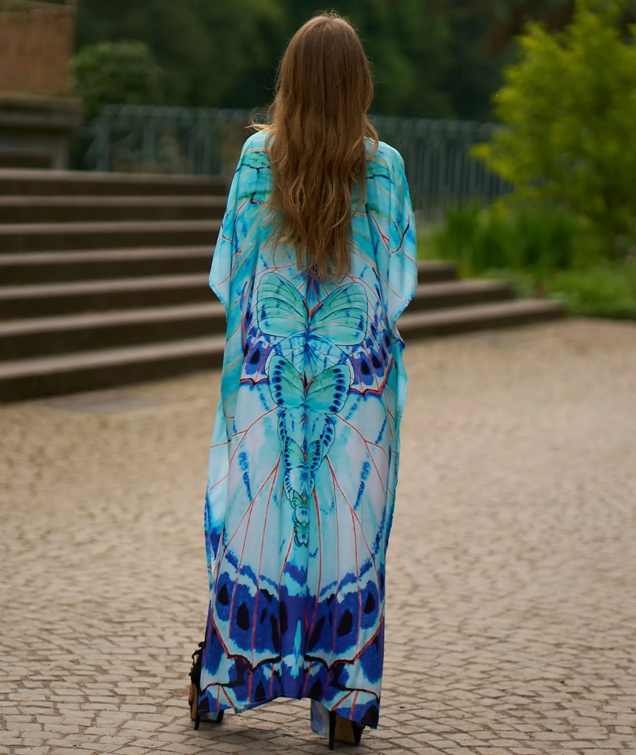 Women's Side Split Kaftan Swimsuit Cover-Up